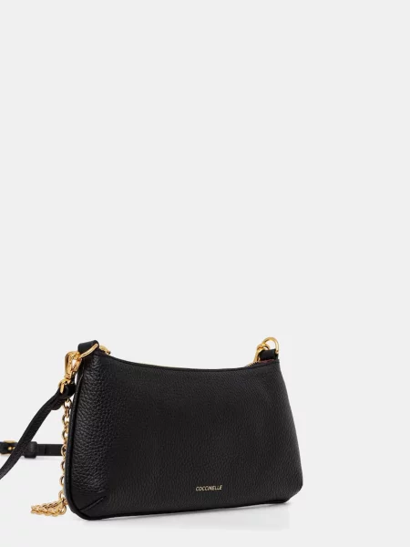 Geanta crossbody Coccinelle din piele negru