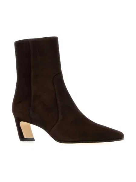 Botki Stuart Weitzman zamszowe brązowe