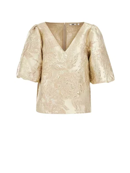 WE Fashion Bluză / auriu bej