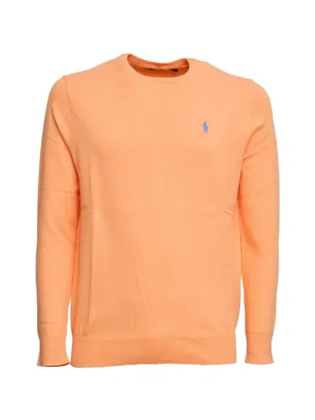 Polo Polo Ralph Lauren cu broderie portocaliu