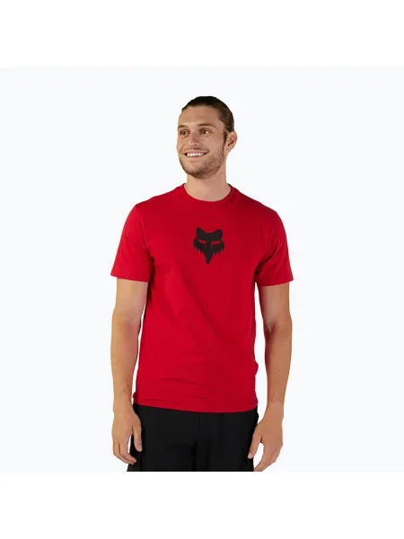 Bărbați Fox Racing Fox Head flacără tricou flacără roșu