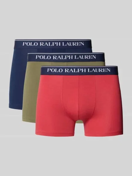 Obcisłe bokserki z mieszanka bawełny model CLSSIC PACK' Polo Ralph Lauren Underwear oliwkowe