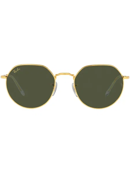 Ochelari de soare Ray-ban cu imprimeu geometric auriu