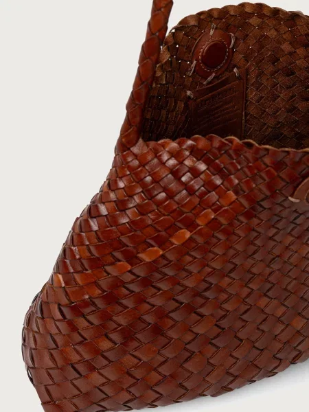 Dragon Diffusion шопинг чанта дамска от кожа кафяво