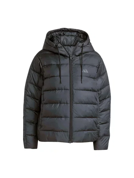 Kurtka z kapturem adidas Essentials Climawarm 3 stripes czarna