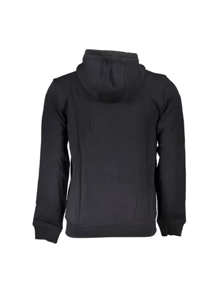 Bluza z kapturem Napapijri z kapturem elegancka czarna