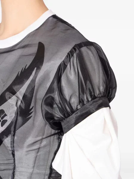 Grafic tricou Kolor alb