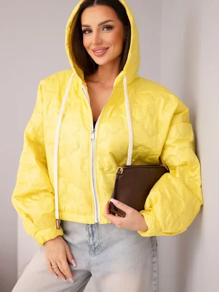 Geacă Kesi Włoski cu glugă albastru