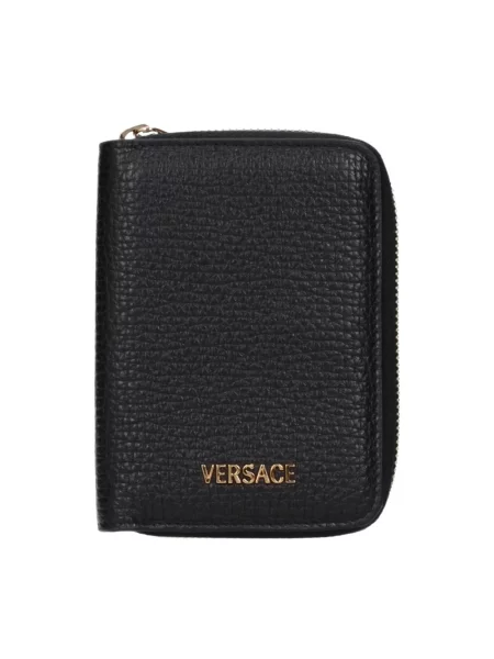 Portfel Versace skórzany czarny