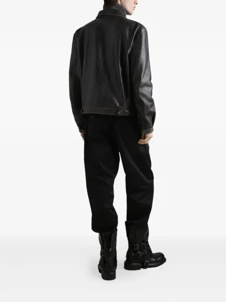 Geanta de piele Dolce & Gabbana negru