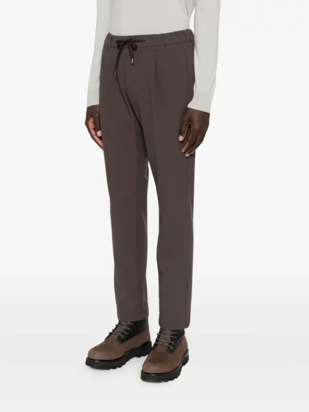 Pantaloni Herno plisate maro