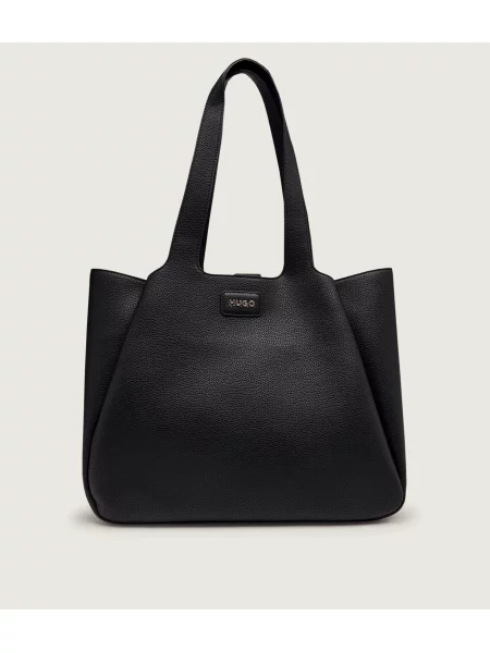 HUGO geantă shopper pentru femei cu imitație de piele Orin_Tote negru