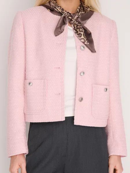 Блейзер пастельний рожевий