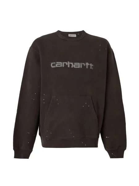 Carhartt WIP Μπλούζα φούτερ Painter ανοικτό γκρι offwhite μαύρο
