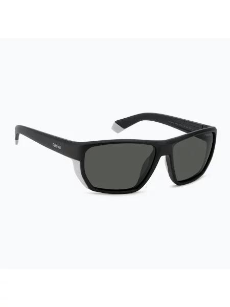 Okulary przeciwsłoneczne Polaroid PLD matte black/grey polarized czarne