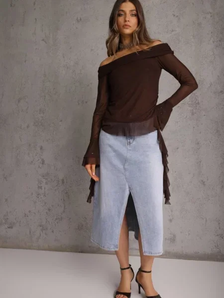 Fustă Cinadessa albastră