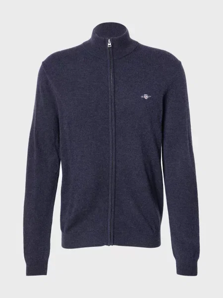 Вовняний кардиган Gant синій