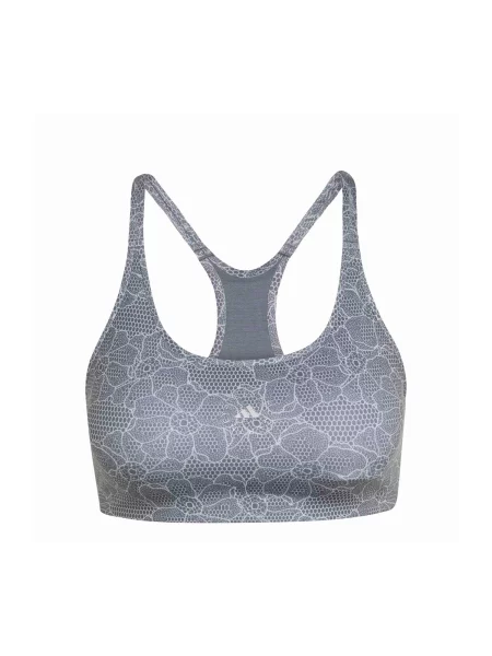 ADIDAS BY STELLA MCCARTNEY Sutien sport gri bazalt alb