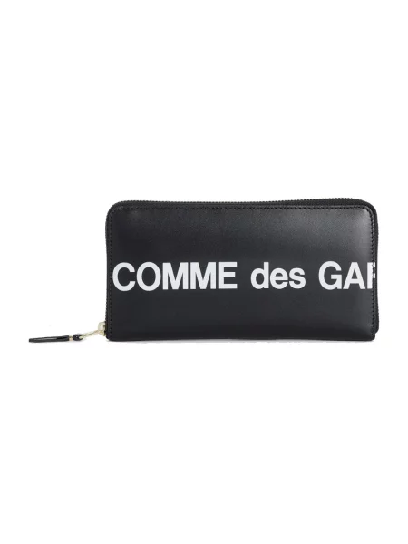 Portfel Comme Des Garcons Wallets z logo czarny