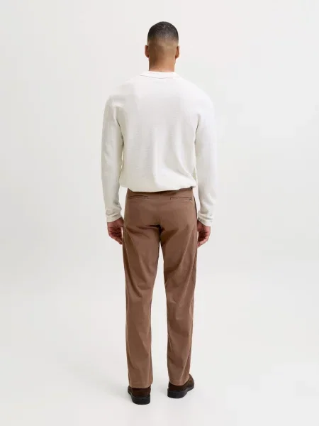 JACK & JONES Chino nohavice JPSTKane JJDave' hnedá