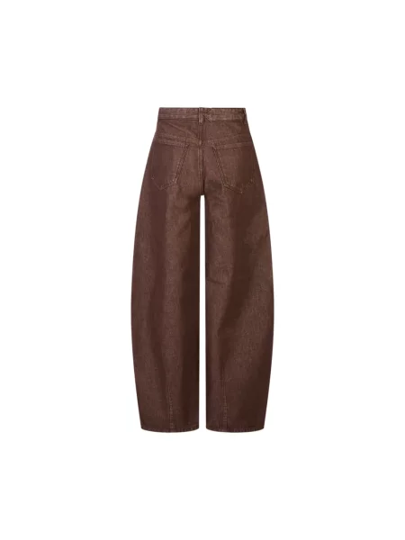 Jeansy Jacquemus brązowe