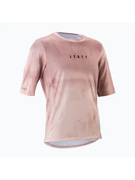 Велосипедна футболка Leatt MTB Gravity dusty pink рожева