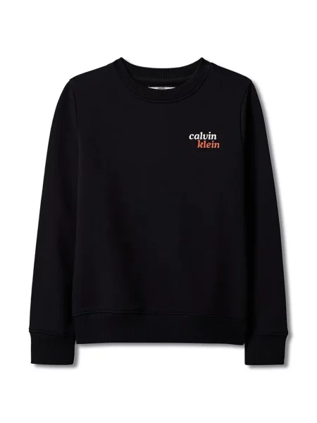 Calvin Klein Jeans hanorac pentru copii cu negru