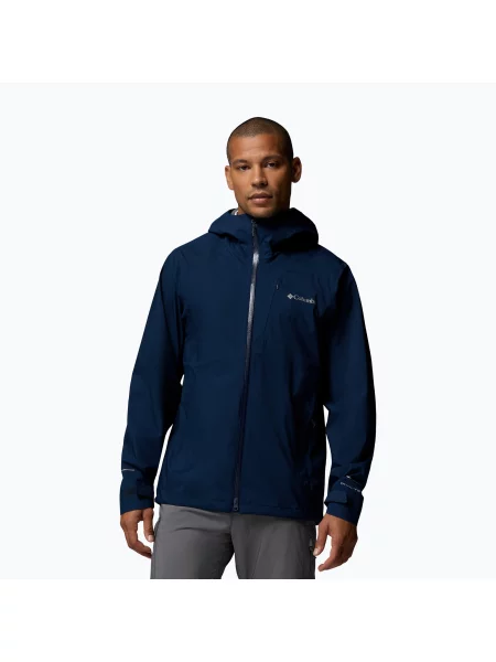 Geacă softshell pentru bărbați Columbia Trailborne collegiate navy albastru închis