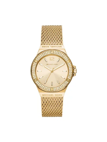 Lniany zegarek Michael Kors żółty