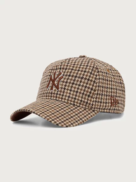 New Era Czapka Z Daszkiem Check Af beige beżowa