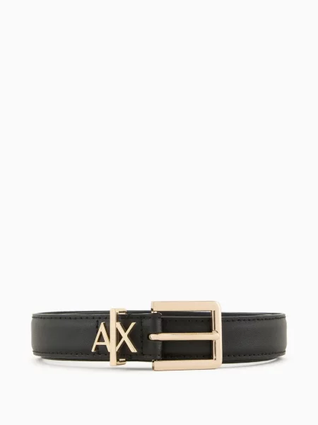 Curea Armani Exchange din piele negru