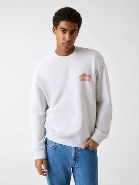 Mikina Guess Jeans šedá