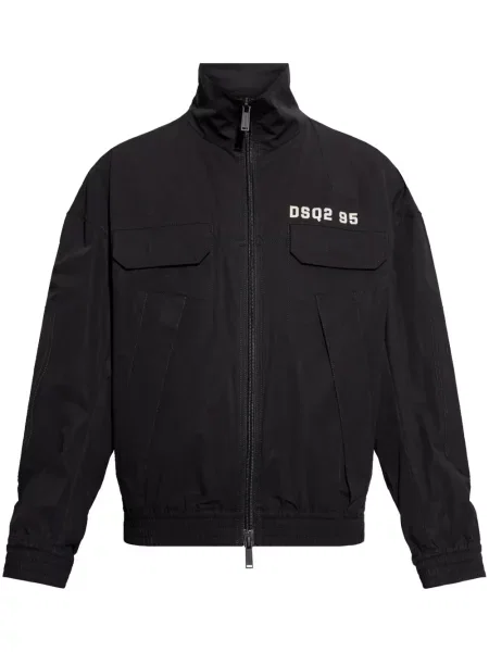 Geacă Dsquared2 cu imagine negru