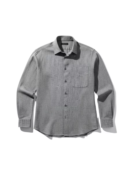 Kleidermafia Košeľa Regular Fit Cotton Pocket Shirt Anthracite antracitová