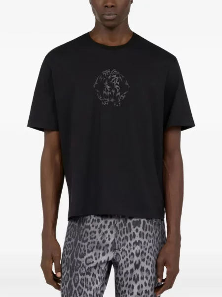 Tricou Roberto Cavalli cu imagine negru