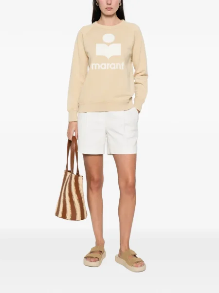Pulover Marant Etoile cu imagine galben