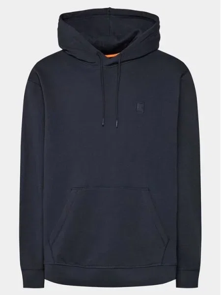 Суичър с качулка Boss с качулка синьо