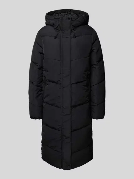 Only Płaszcz Pikowany schwarz czarny