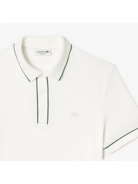 Поло Lacoste белое