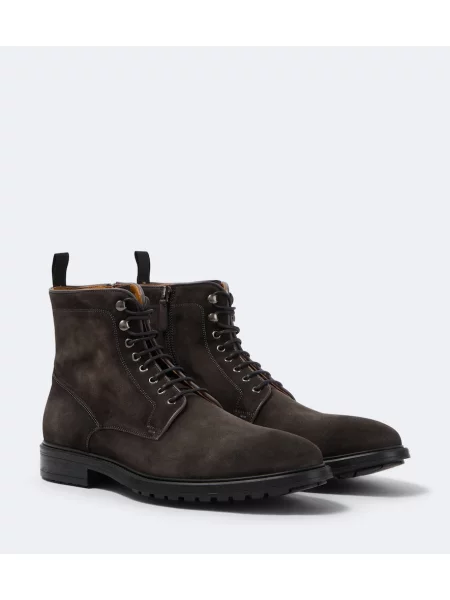 Botine Magnanni din piele de căprioară gri