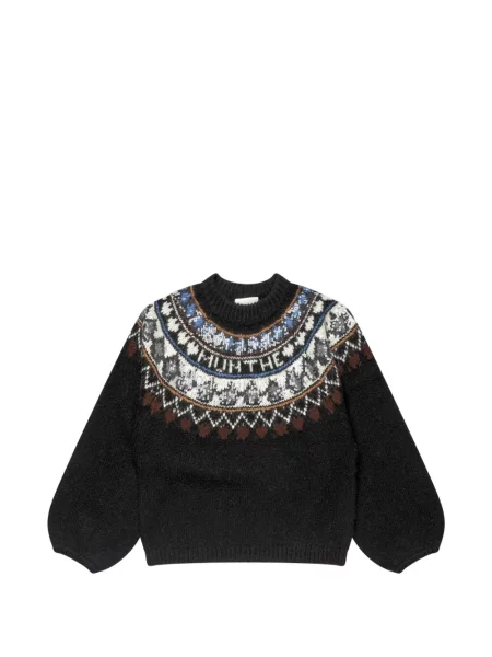 Pulover Munthe cu paiete negru