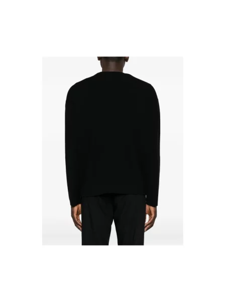 Sweter Roberto Collina wełniany czarny