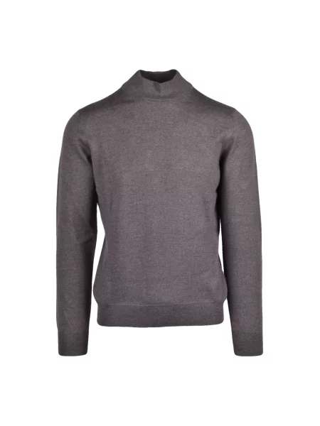 Sweter Gran Sasso wełniany szary