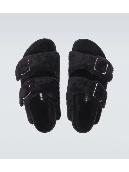 Semišové sandále Birkenstock 1774 čierna