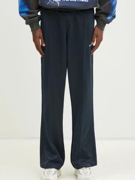 Adidas Originals pantaloni de trening Flare Pant barbati marin neted albastru