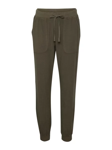 Kaffe Pantaloni KAnaya închis verde