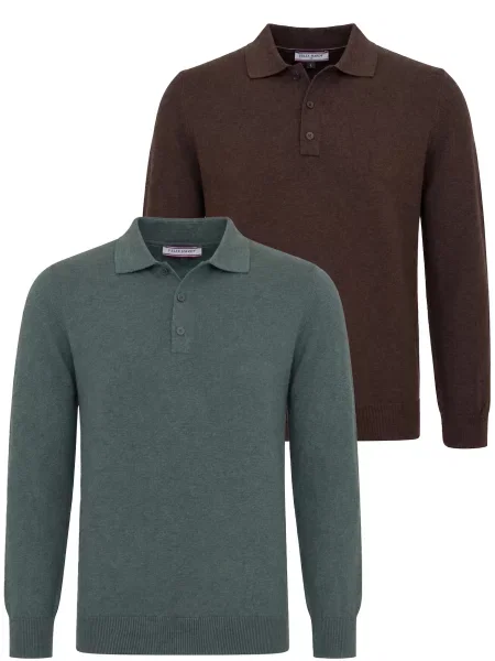 Felix Hardy Pulover maro / pin verde