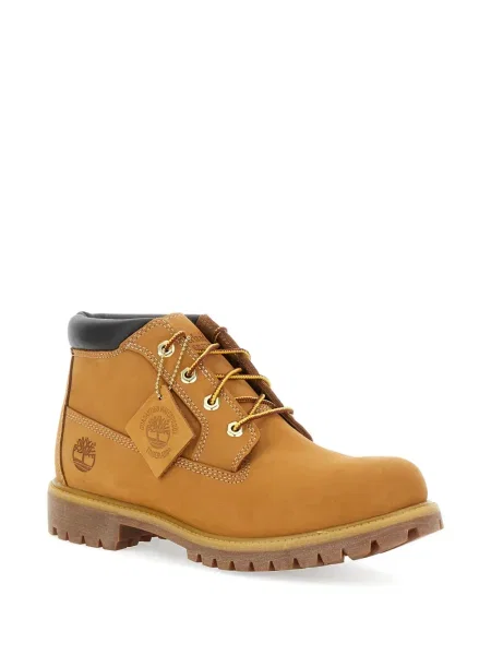 Botine Timberland cu șireturi din piele de căprioară maro