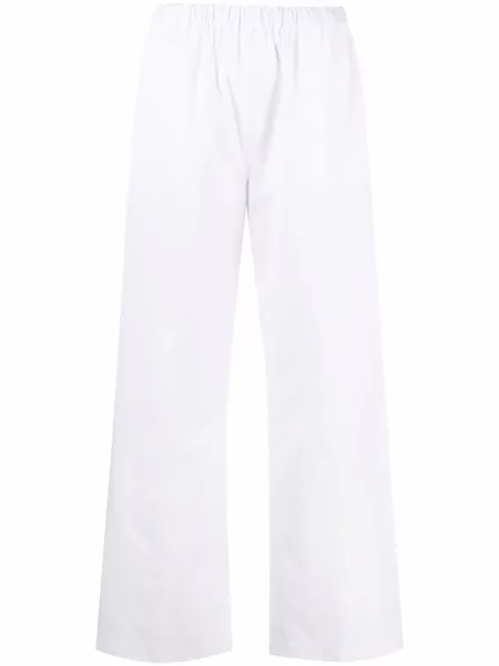 Pantaloni Aspesi din poplin alb