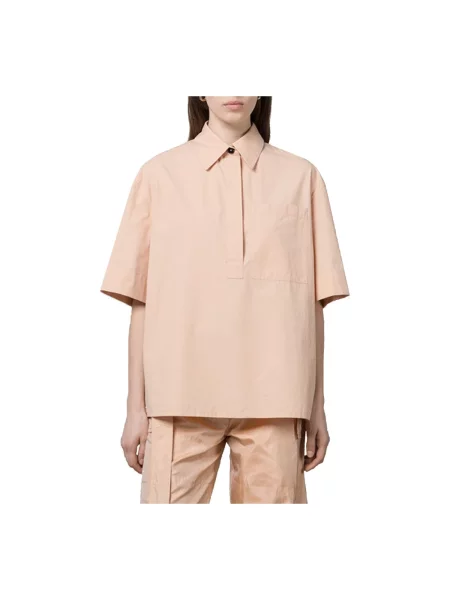 Koszula Jil Sander elegancka różowa